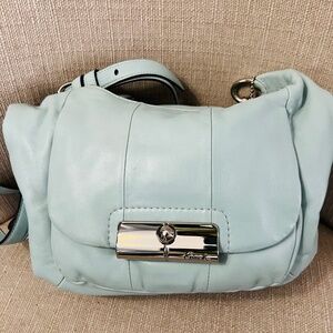 🩵COACH KRISTIN LEATHER HOBO🩵😍